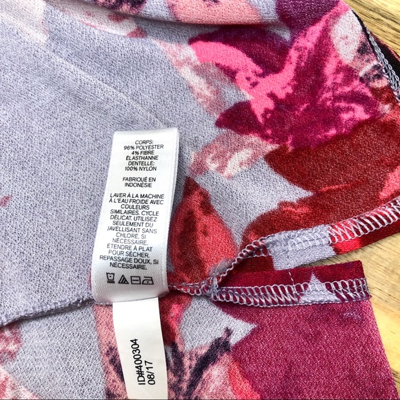 Express Purple Floral Lace Camisole Size Medium - Picture 8 of 9